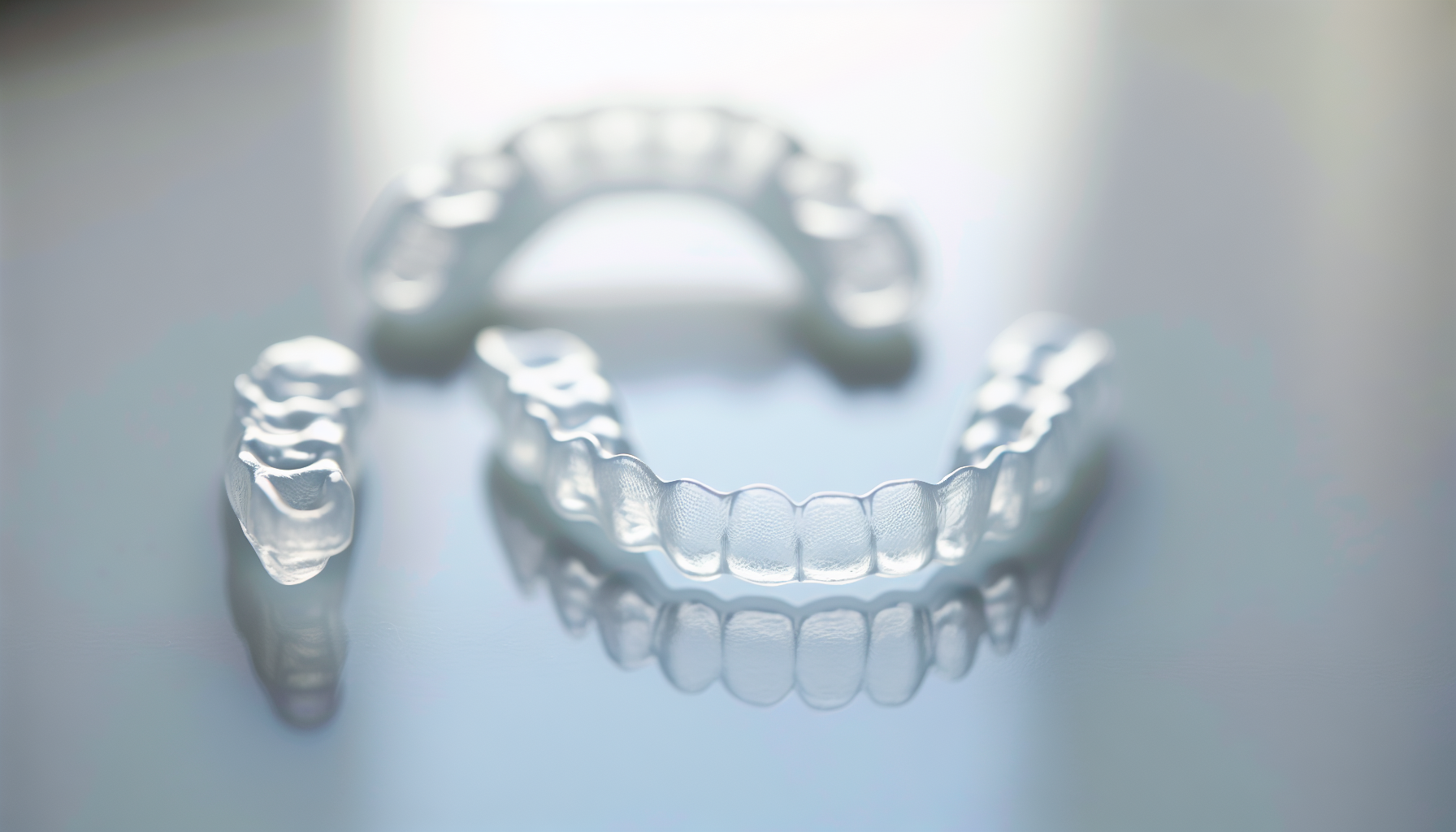 Invisalign aligner trays for straightening teeth