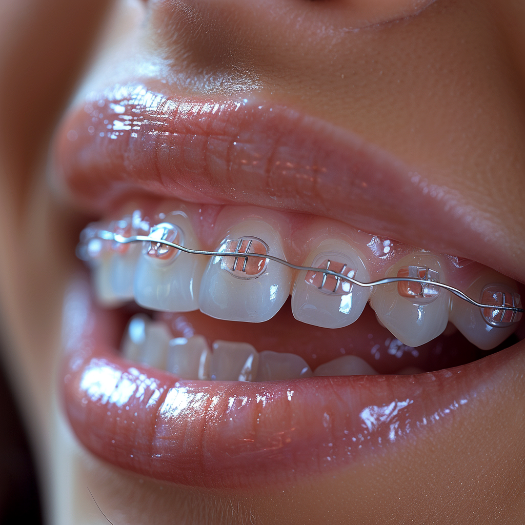 Discreet ceramic brackets for orthodontic treatment